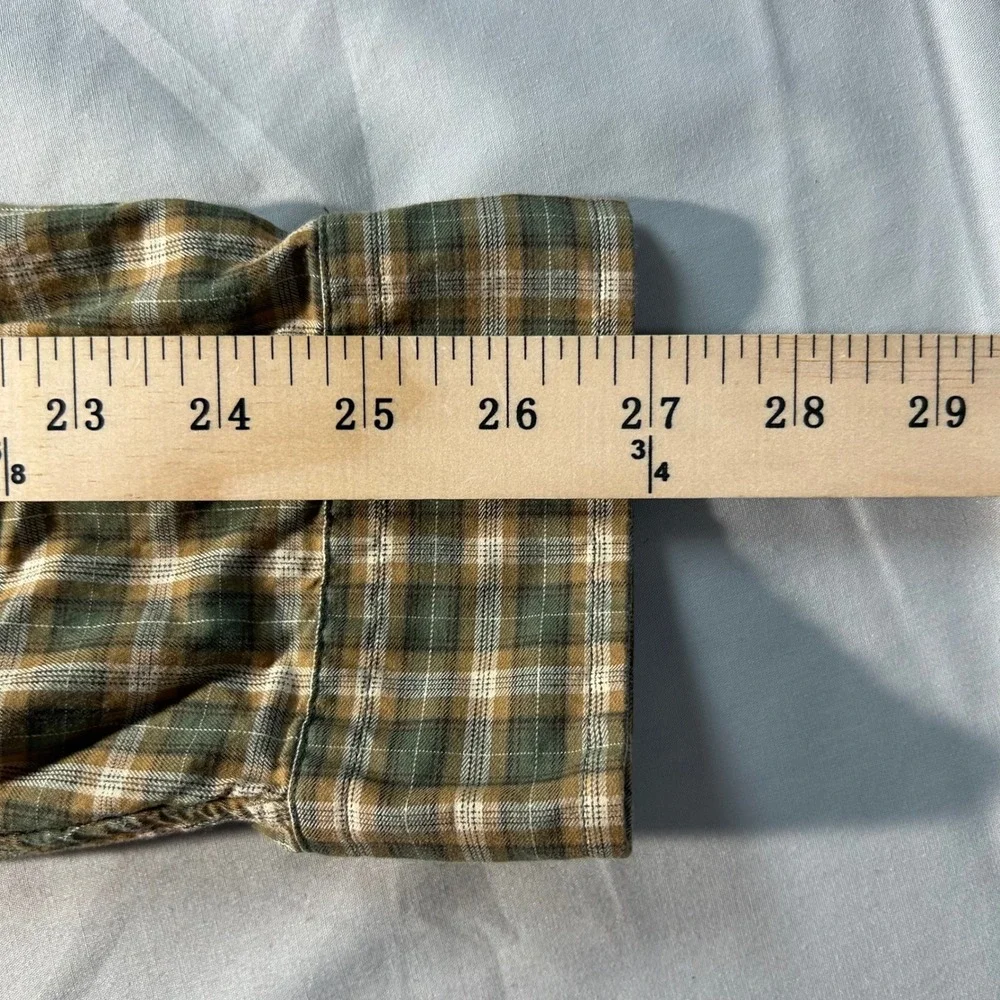Polo Ralph Lauren Button Down Classic Fit Mens XL Green Plaid Cotton Preppy Ivy